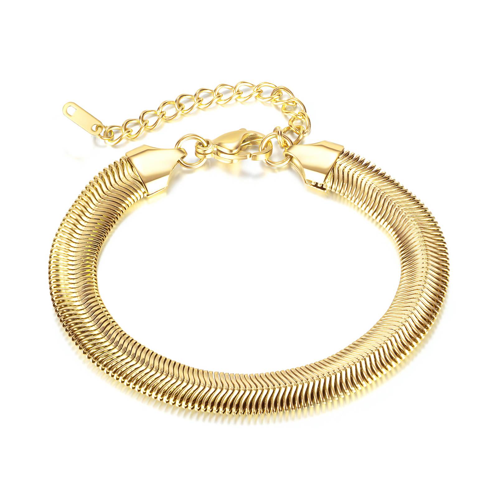 Gold Plated Stainless Steel Fashion Bracelet for Girls (DZ18458) main image 1