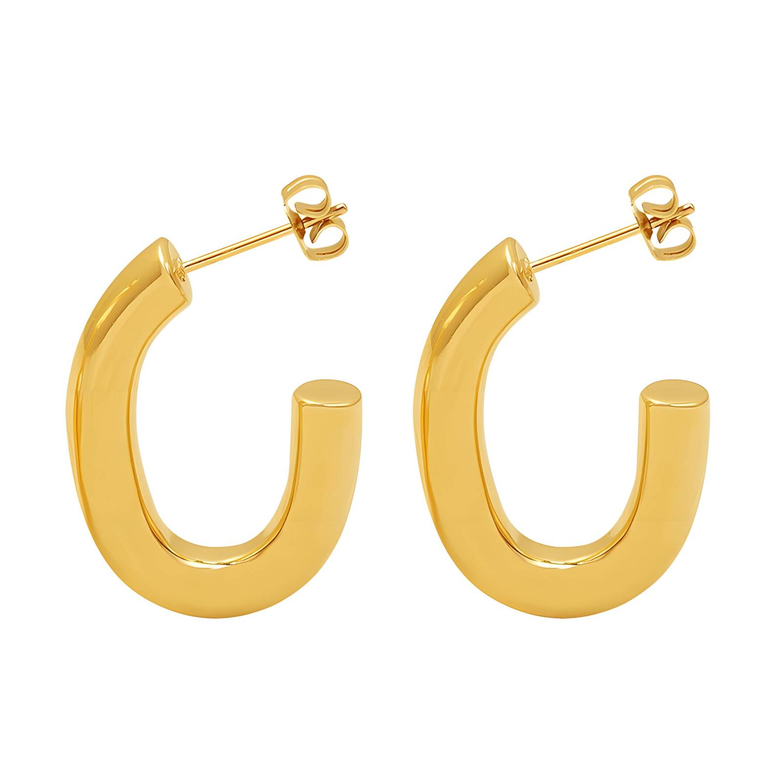 18K gold plated Stainless steel earrings, Intensity SKU 857760
