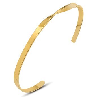 18K Gold Plated Stainless Steel Bracelet Intensity SKU 86198 0