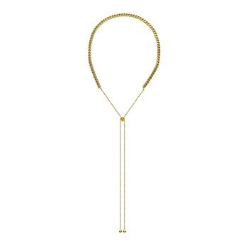 K Gold Plated Stainless Steel Necklace Intensity Sku