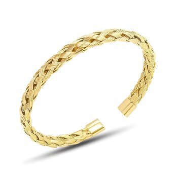 18K Gold Plated Stainless Steel Bracelet Intensity SKU 85705 0