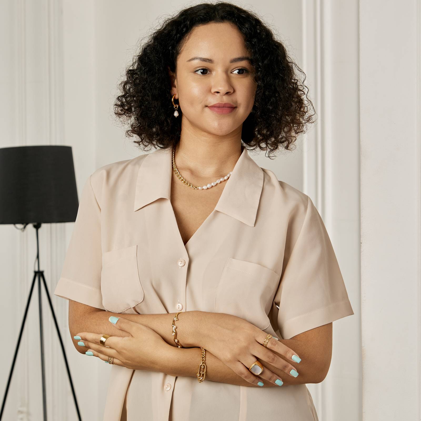 18K gold plated Stainless steel earrings, Intensity SKU 854354