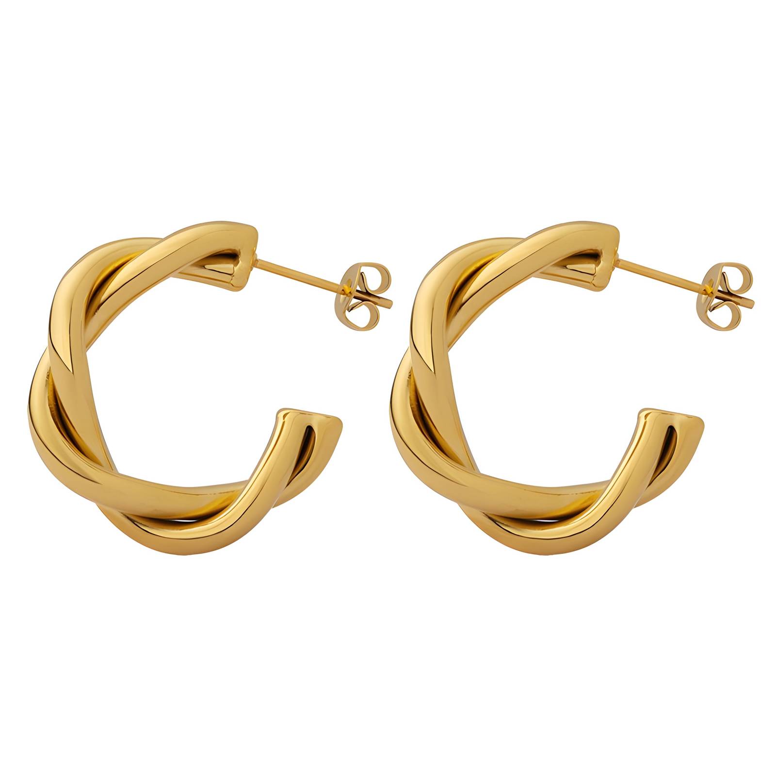 18K gold plated Stainless steel earrings, Intensity SKU 861200