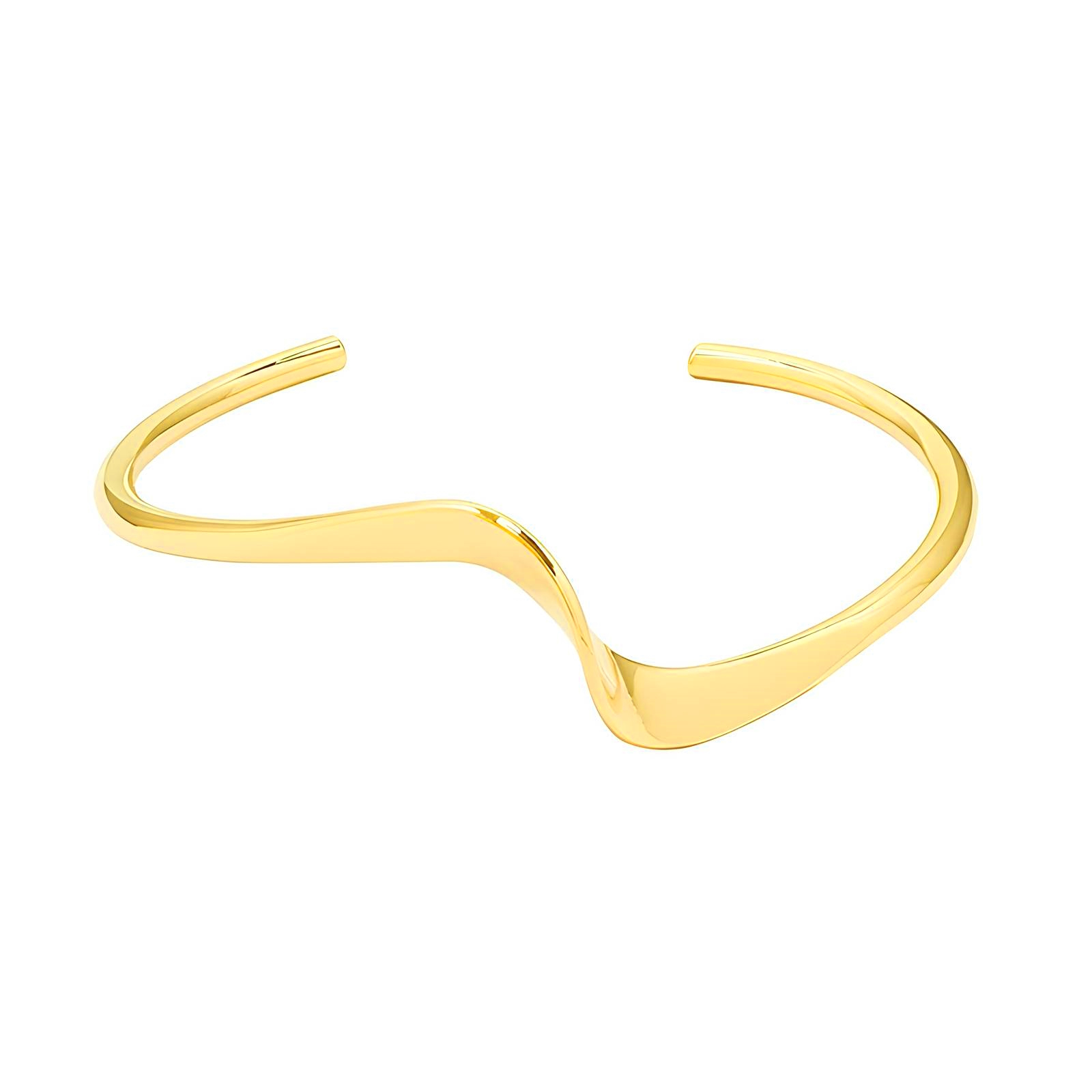 18K gold plated Stainless steel bracelet, Intensity SKU #86215-0 ...