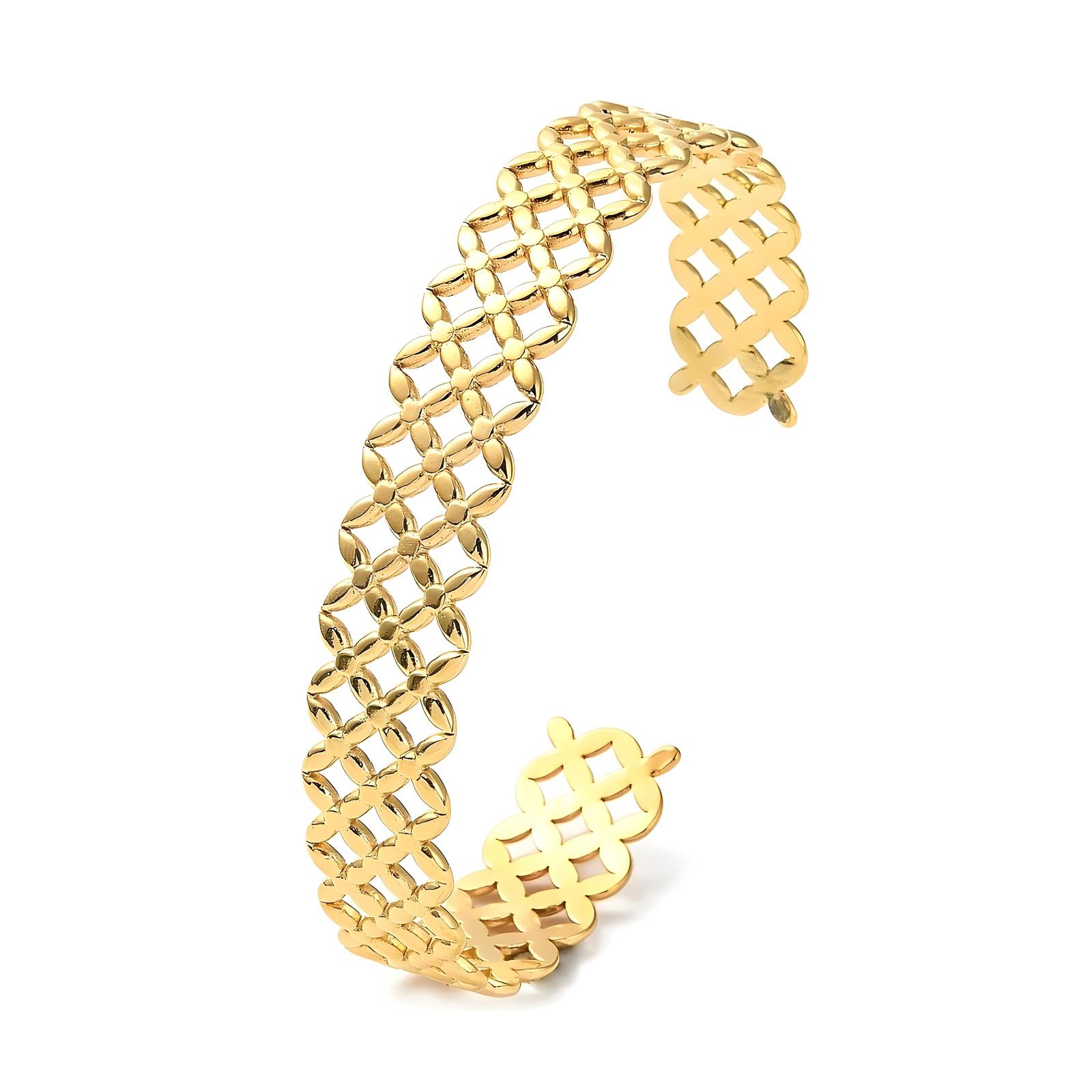 18K gold plated Stainless steel bracelet, Intensity SKU #87131-0 ...