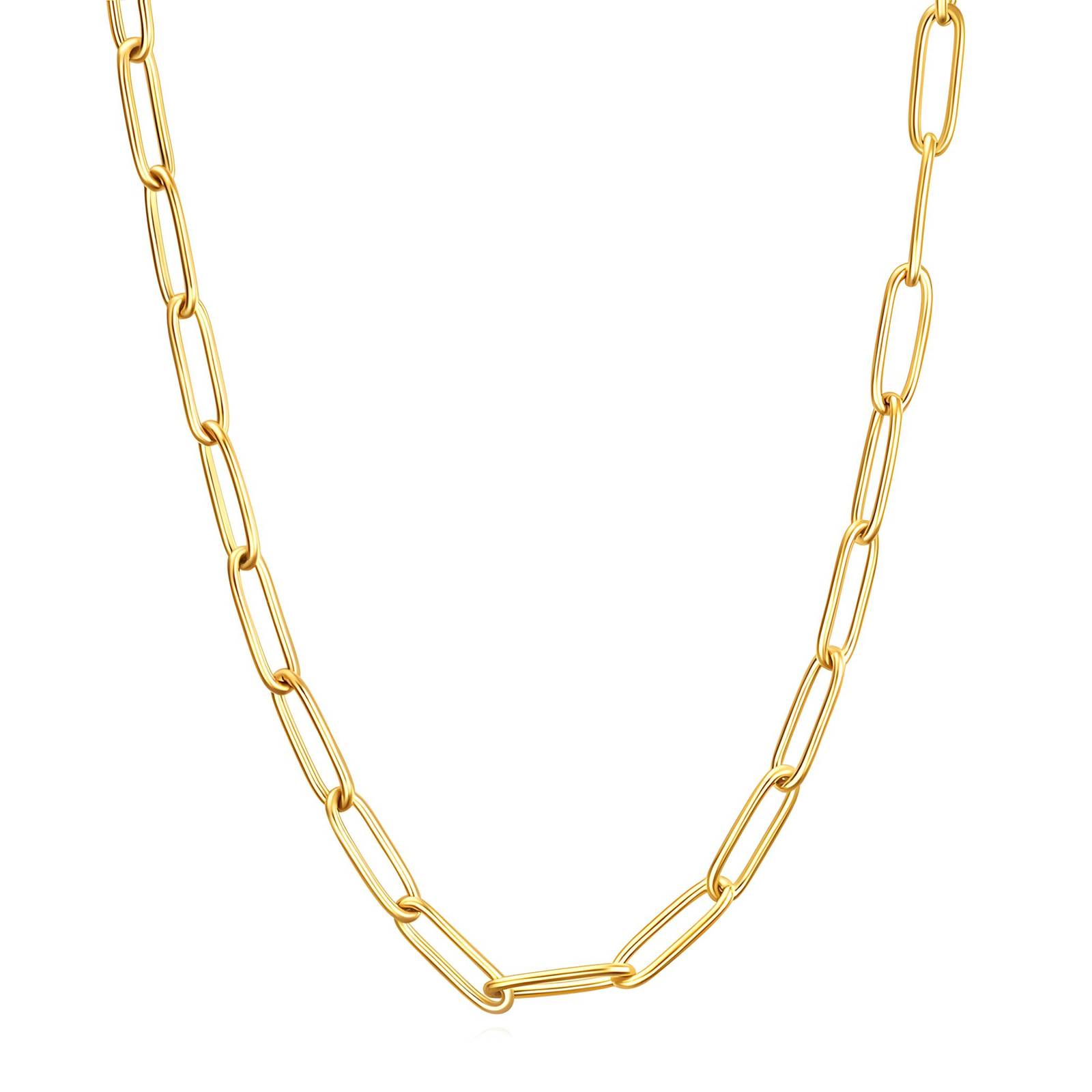 18K gold plated Stainless steel necklace, Intensity SKU #87399-0 ...