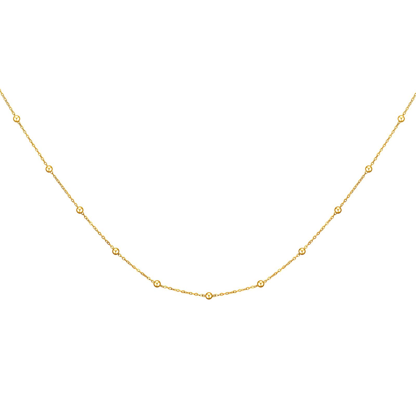 18K gold plated Stainless steel necklace, Intensity SKU #87446-0 ...