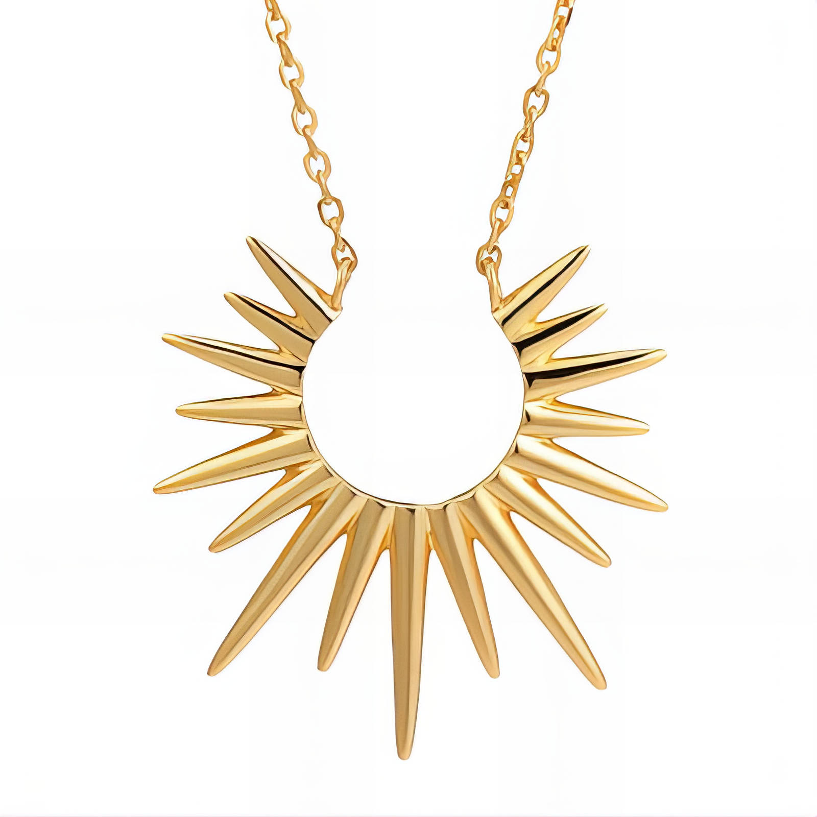 Necklace, 18K Gold Plated Steel SKU #87952-0 wholesale supplier -Glozzo