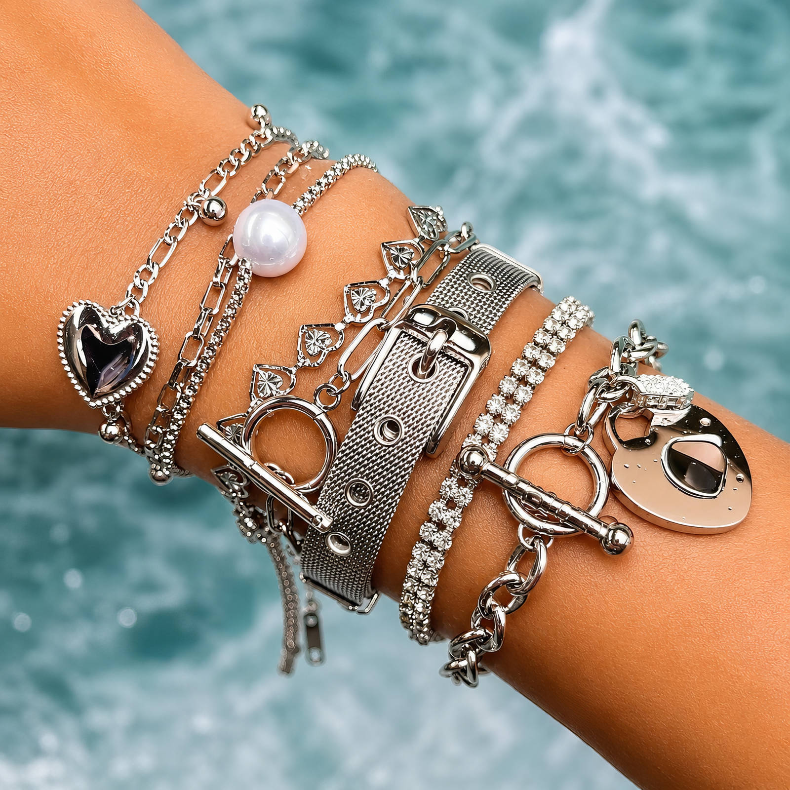 "Heart" Stainless Steel Bracelet - Intensity