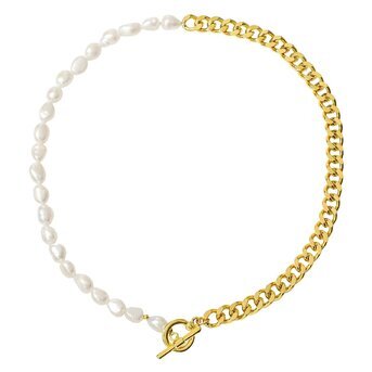 5mm 14K Gold Plated Stainless Steel Bevel Cuban Chain - WE