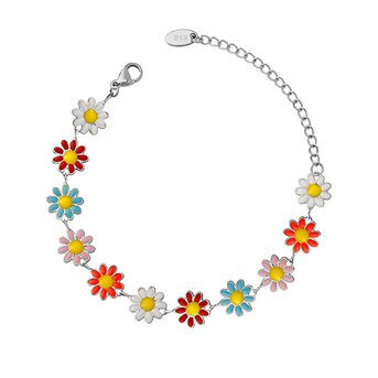 Stainless steel  "Flowers" bracelet, Intensity