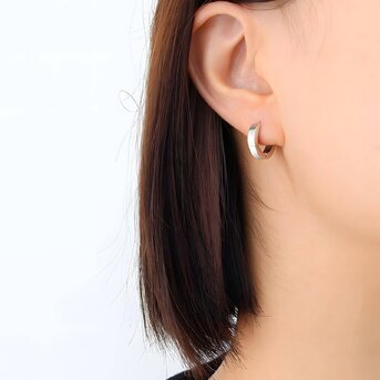 Stainless steel earrings, Intensity