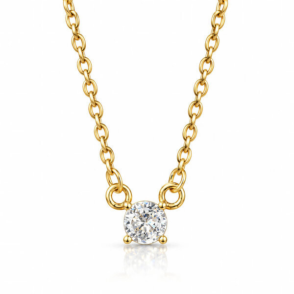 PVD Gold-Plated Stainless Steel Necklace - Intensity