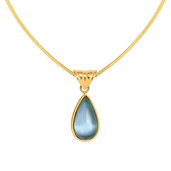 18K gold plated Stainless steel necklace, Intensity