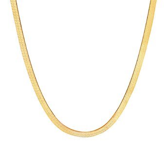 18K gold plated Stainless steel necklace, Intensity