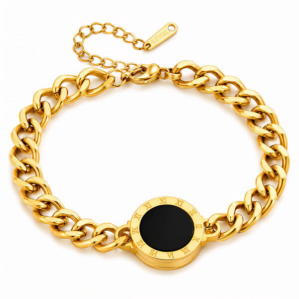 PVD Gold-Plated Stainless Steel Bracelet - Intensity