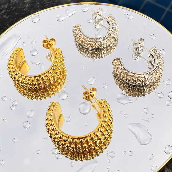 Earrings, Stainless Steel