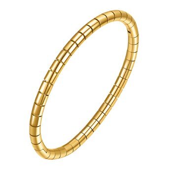 18K gold plated Stainless steel bracelet, Intensity