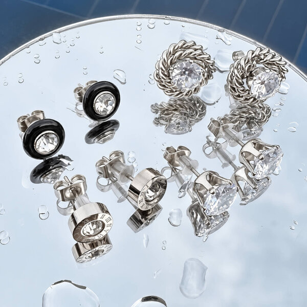 Earrings, Stainless Steel