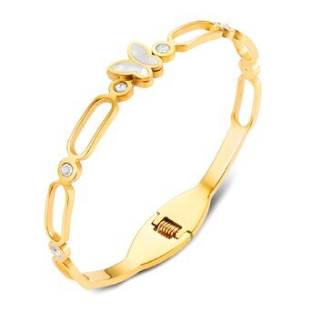 18K gold plated Stainless steel 