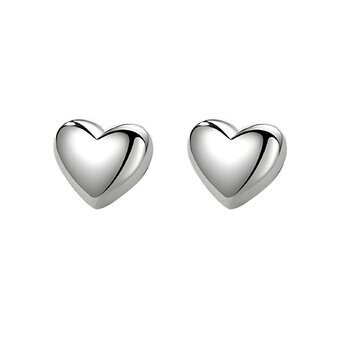 Stainless steel  "Hearts" earrings, Intensity