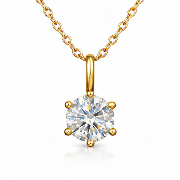 Necklace, 18K Gold Plated Steel