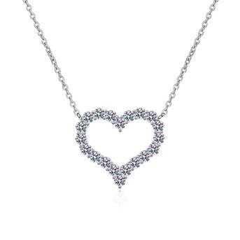 Stainless steel  "Heart" necklace, Intensity