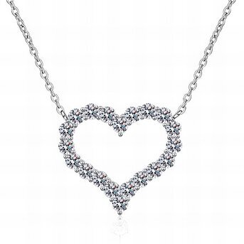 Stainless steel  "Heart" necklace, Intensity