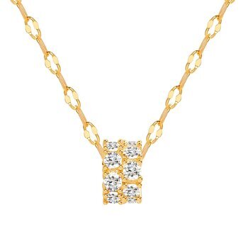 18K gold plated Stainless steel necklace, Intensity