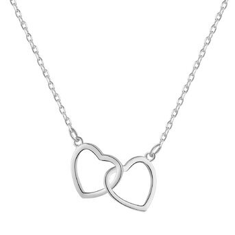 Stainless steel  "Hearts" necklace, Intensity