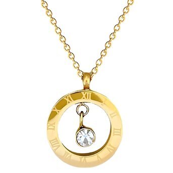 18K gold plated Stainless steel  "Inspired" necklace, Intensity