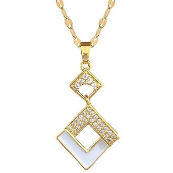 18K gold plated necklace, Intensity