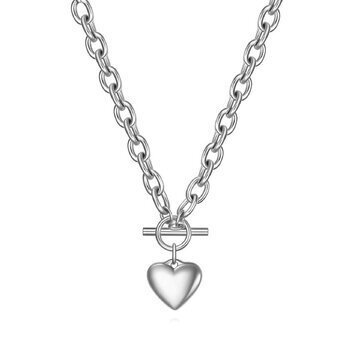 Stainless steel  "Heart" necklace, Intensity