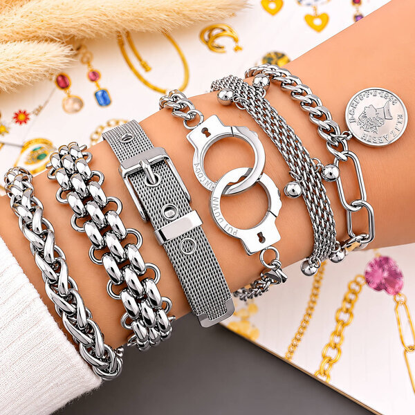 Bracelet, Stainless Steel