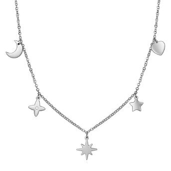 Stainless steel  "Star" necklace, Intensity