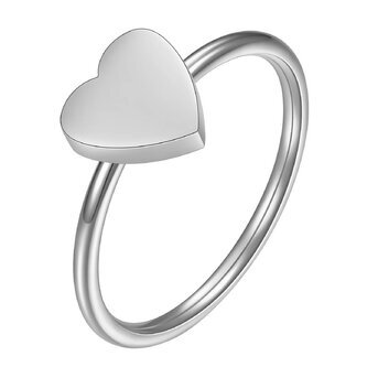 Stainless steel  "Hearts" finger ring, Intensity