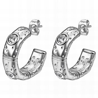 Stainless steel earrings, Intensity