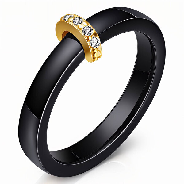 Ring, 18K Gold Plated Brass