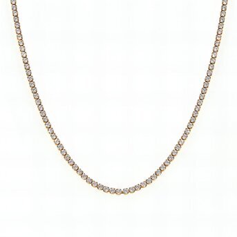 18K gold plated Stainless steel necklace, Intensity