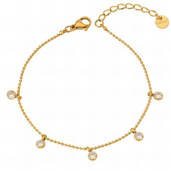 18K gold plated Stainless steel necklace, Intensity