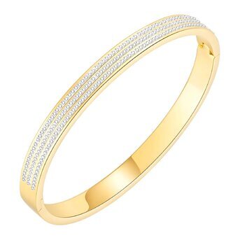 18K gold plated Stainless steel bracelet, Intensity