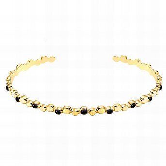 18K gold plated Stainless steel bracelet, Intensity