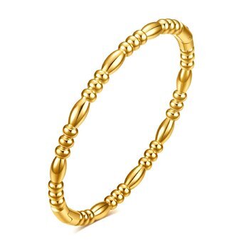 18K gold plated Stainless steel bracelet, Intensity