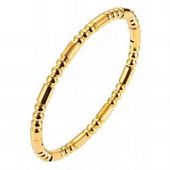 18K gold plated Stainless steel bracelet, Intensity