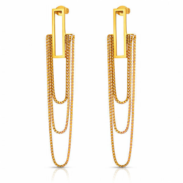 PVD Gold-Plated Stainless Steel Earrings - Intensity