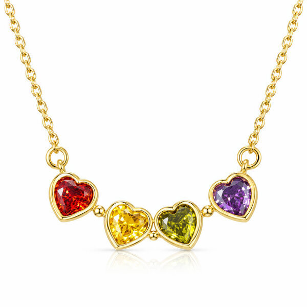 "Flower" PVD Gold-Plated Steel Necklace - Intensity