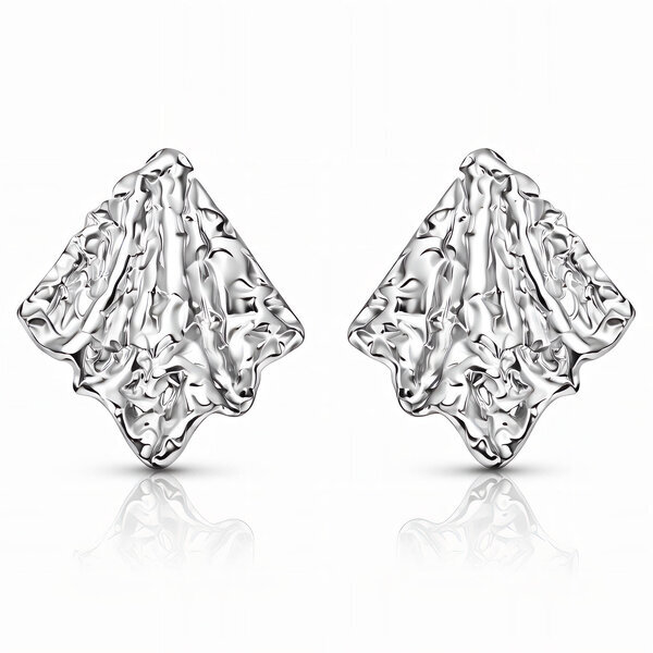 "Leafs" Earrings, Stainless Steel