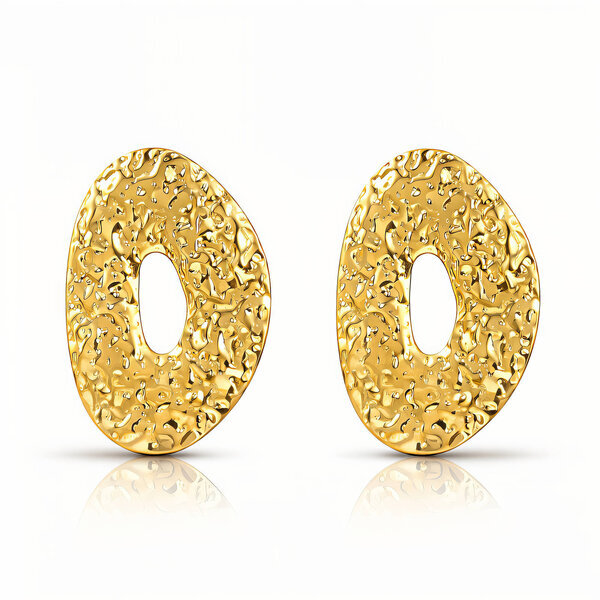 PVD Gold-Plated Stainless Steel Earrings - Intensity