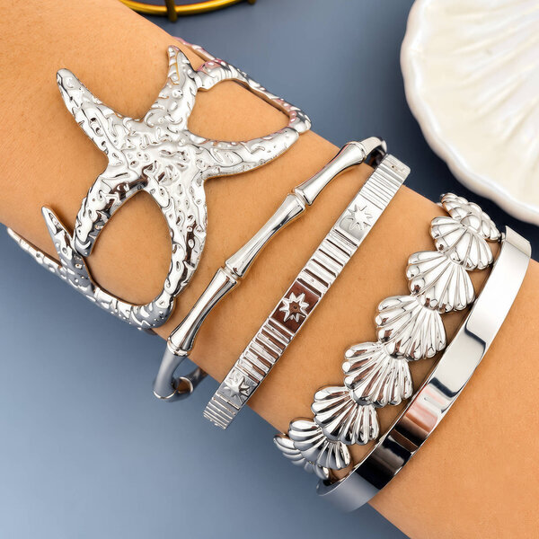 "Starfishs" Stainless Steel Bracelet - Intensity