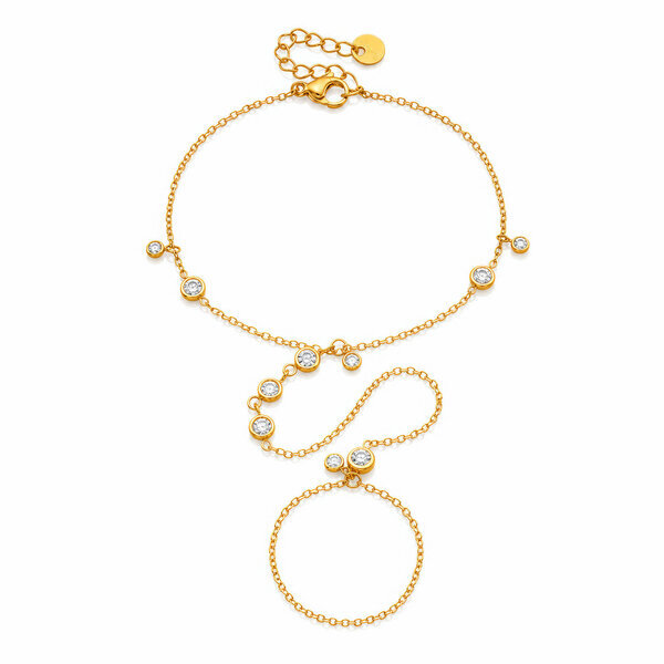 PVD Gold-Plated Stainless Steel Bracelet - Intensity